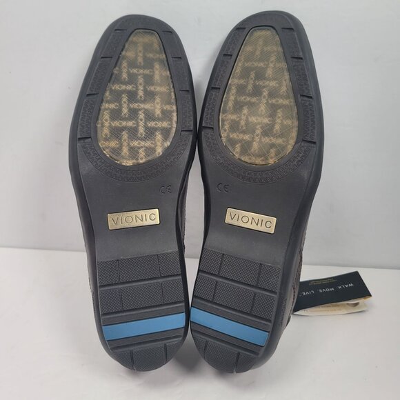 Vionic Hunter Men's Brown Leather Casual  Shoes US Size 8 NWT - Picture 9 of 10